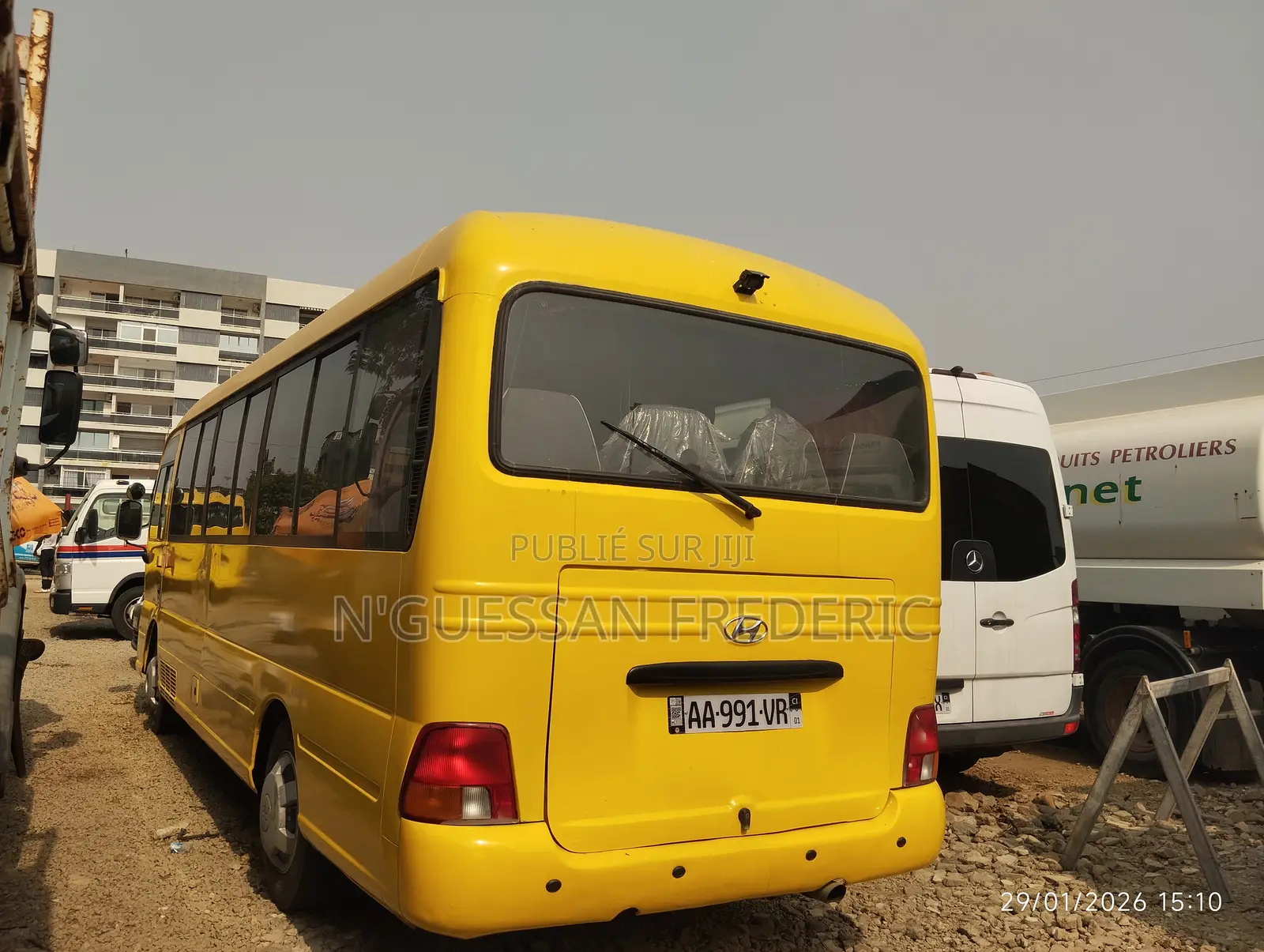 Hyundai County 2018 Jaune