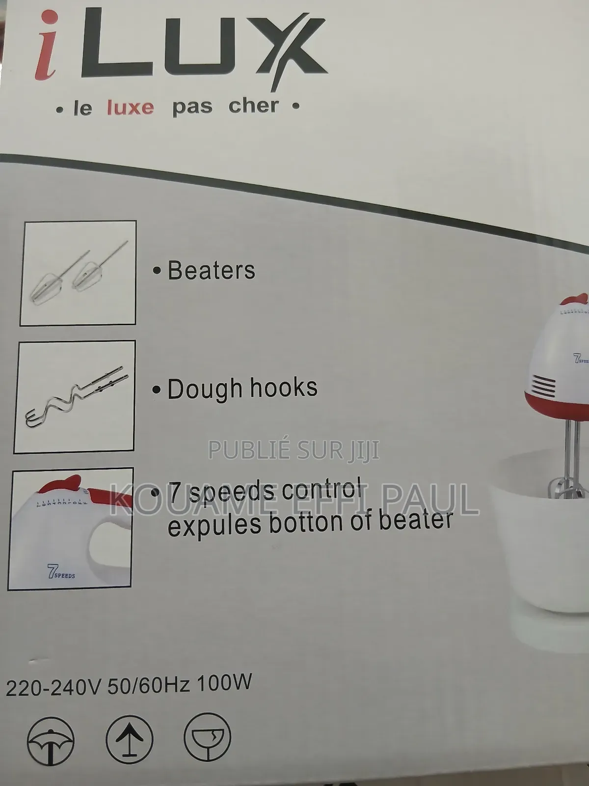 Batteuse Ilux Lx 505 Avec Bol