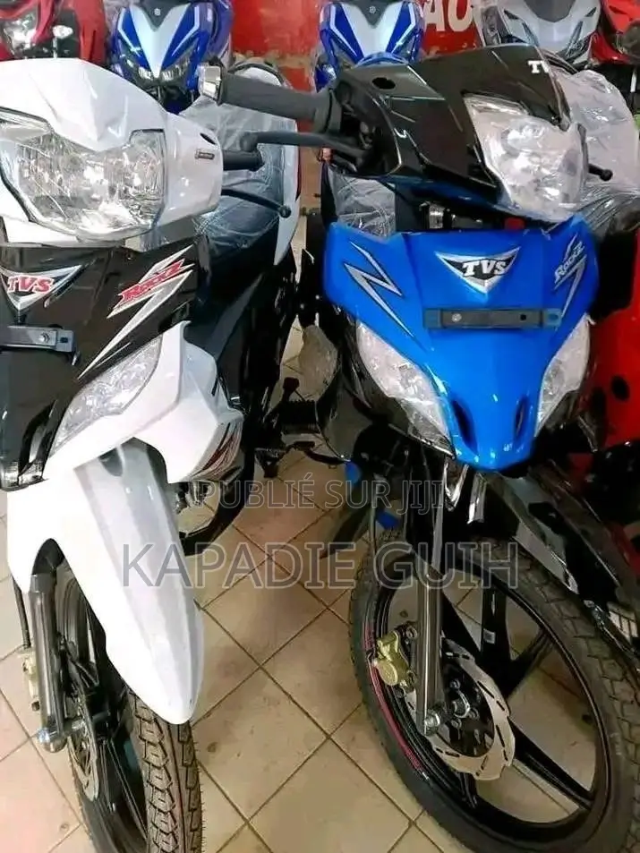 New TVS HLX 125 2023 Blanc