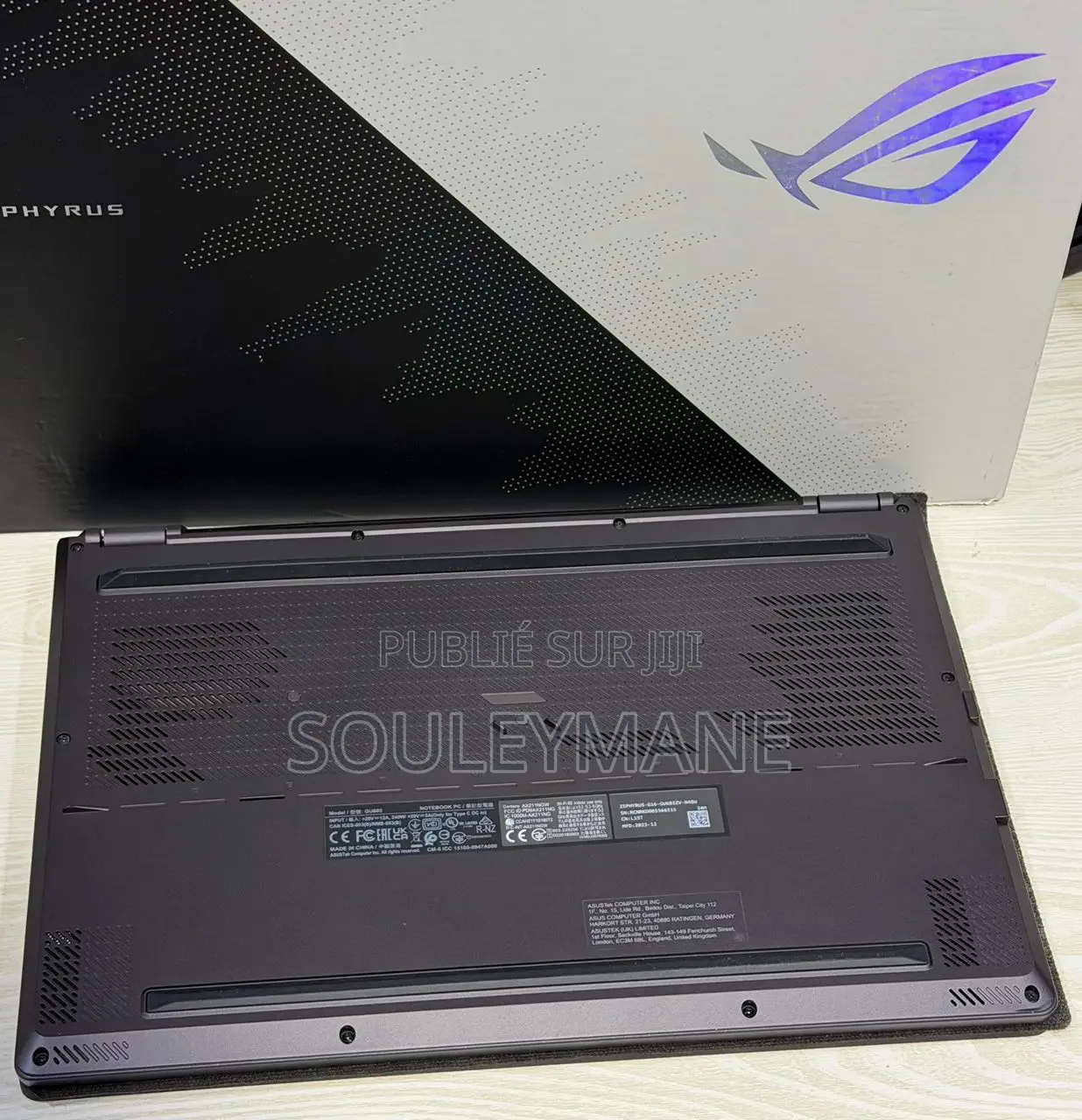 New Asus ROG Zephyrus G16 16GB Intel Core I7 SSD 512GB