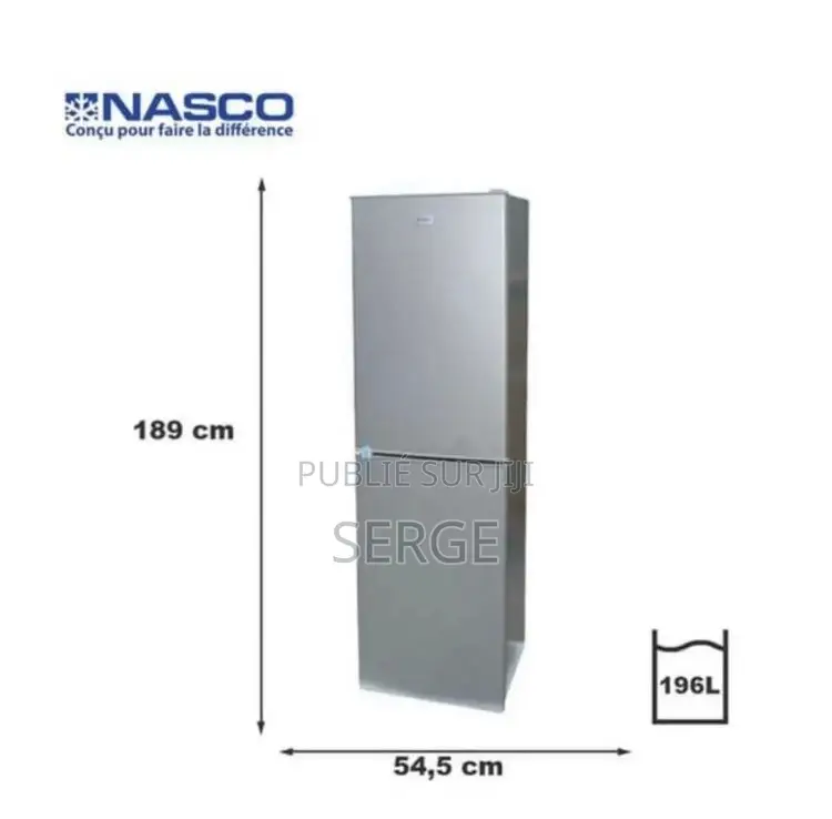 Réfrigérateur Combiné Nasco De 196l