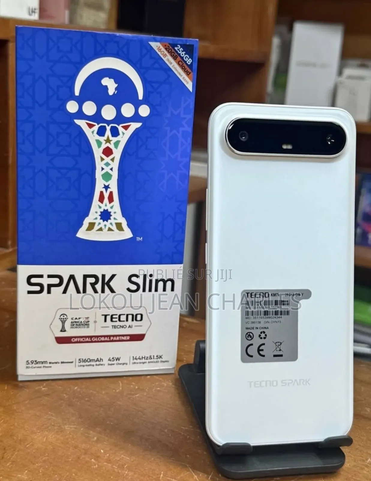New Tecno Spark Slim 256 GB Blanc