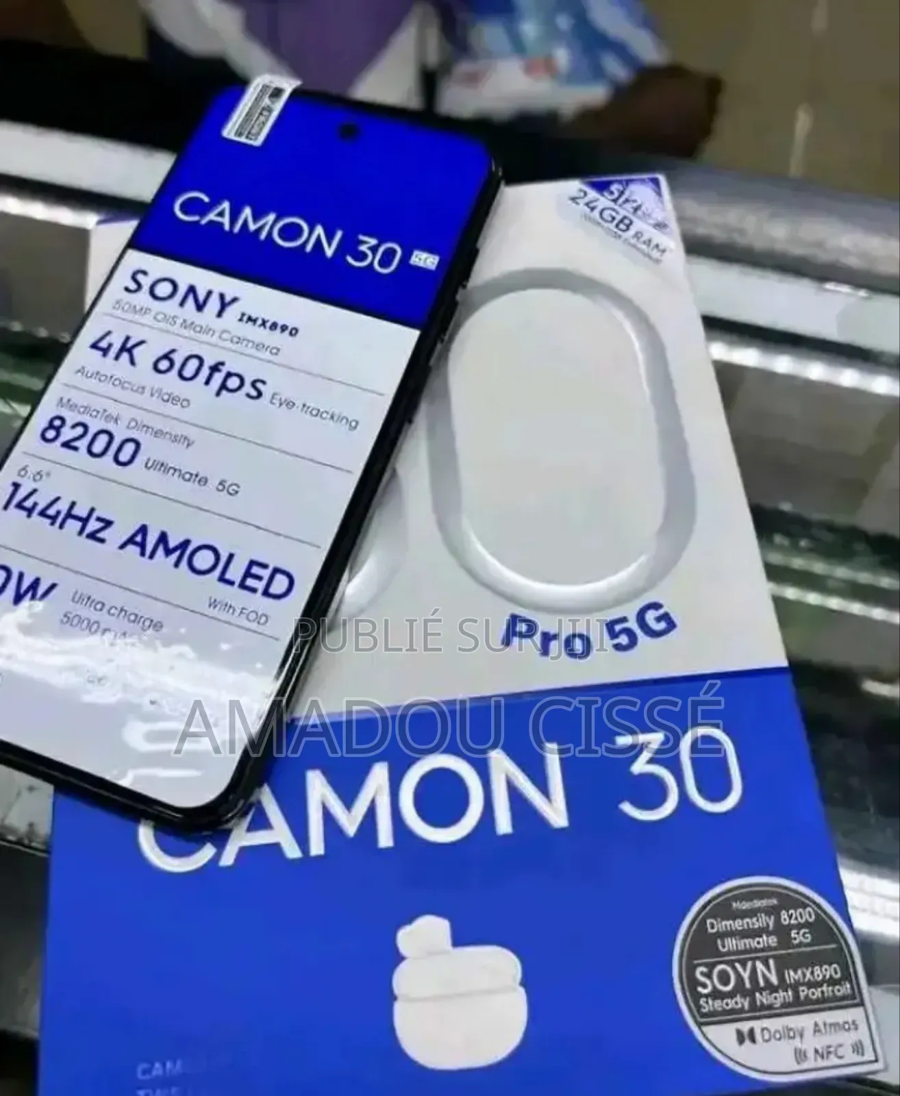 New Tecno Camon 30 256 GB Blanc