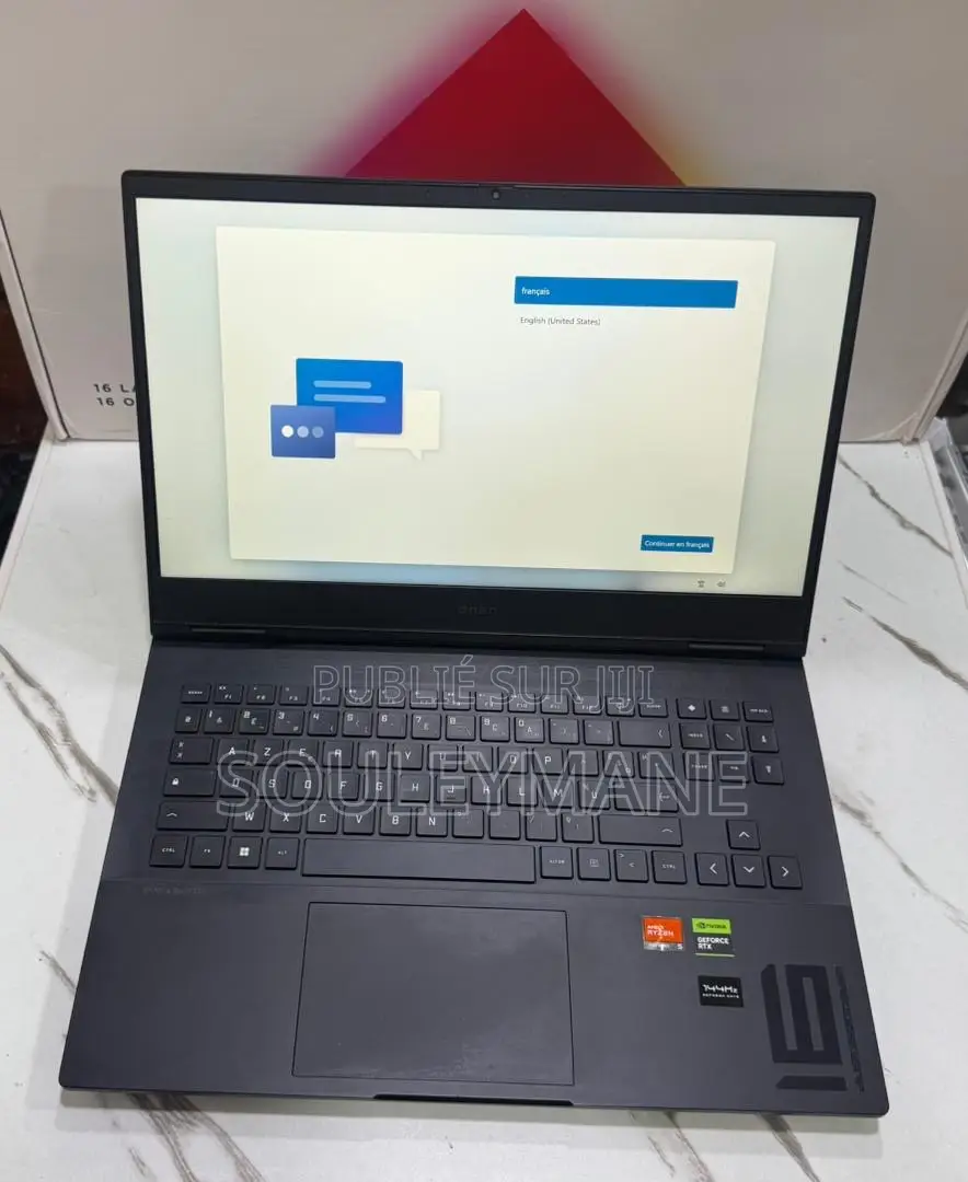 Ordinateur Portable HP Omen 16 16GB AMD Ryzen 5 SSD 512GB