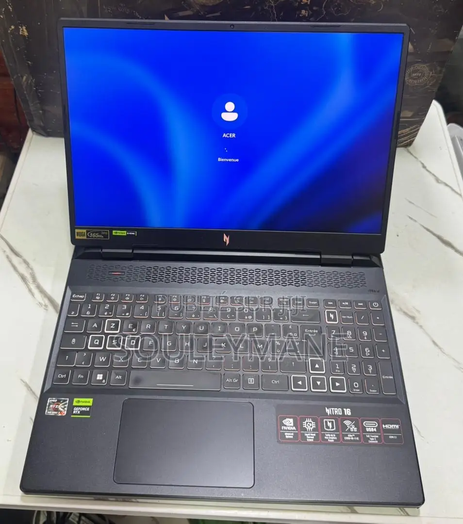 New Ordinateur Portable Acer Nitro 5 16GB AMD Ryzen 7 SSD 512GB