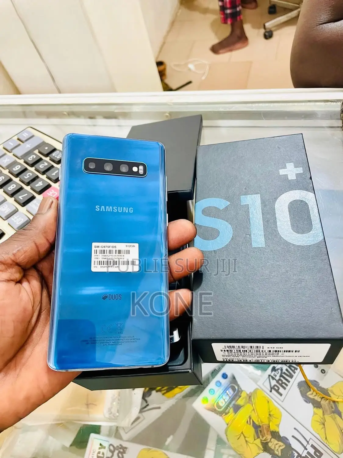 New Samsung Galaxy S10 512 GB Bleu