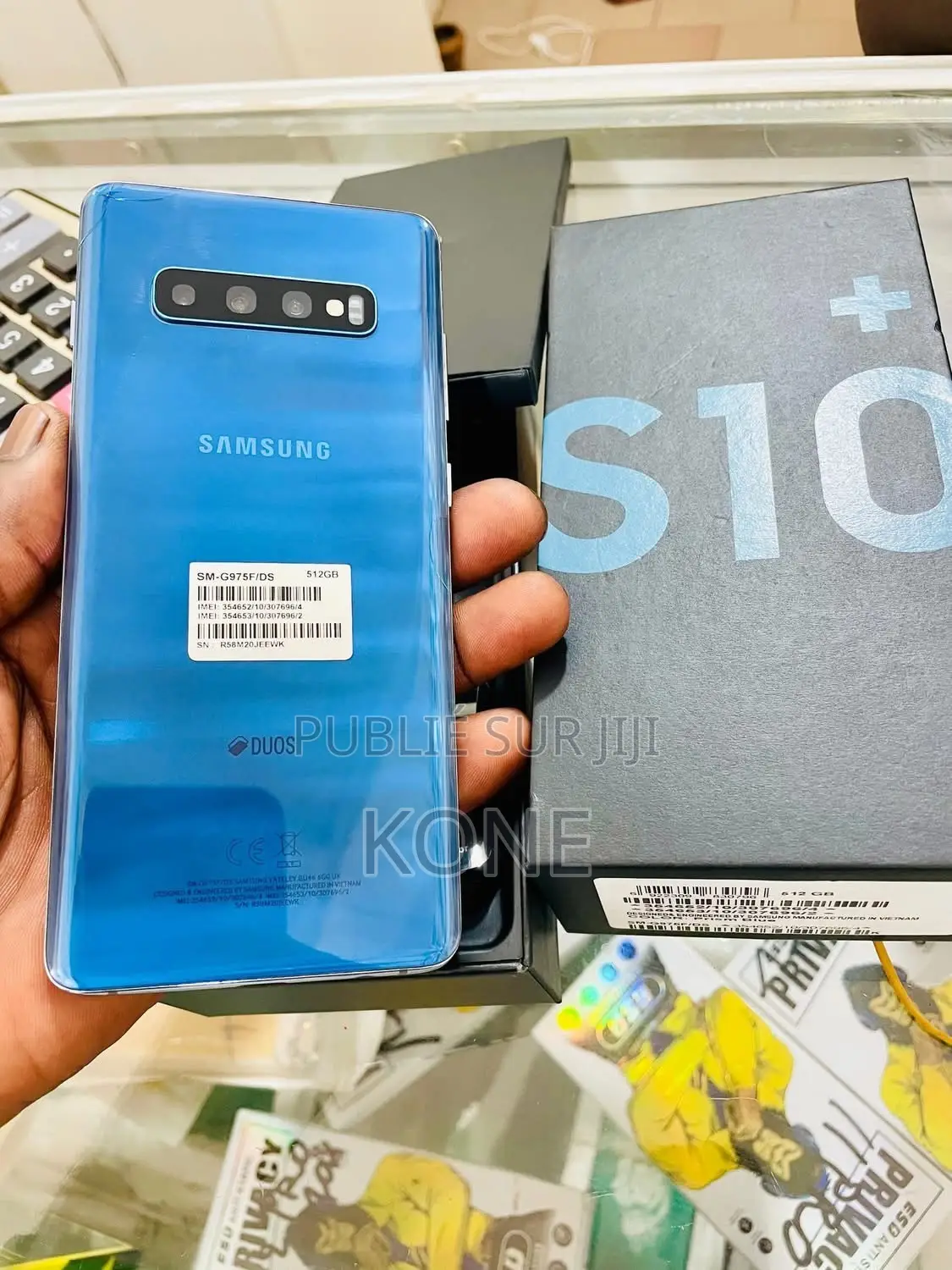 New Samsung Galaxy S10 512 GB Bleu