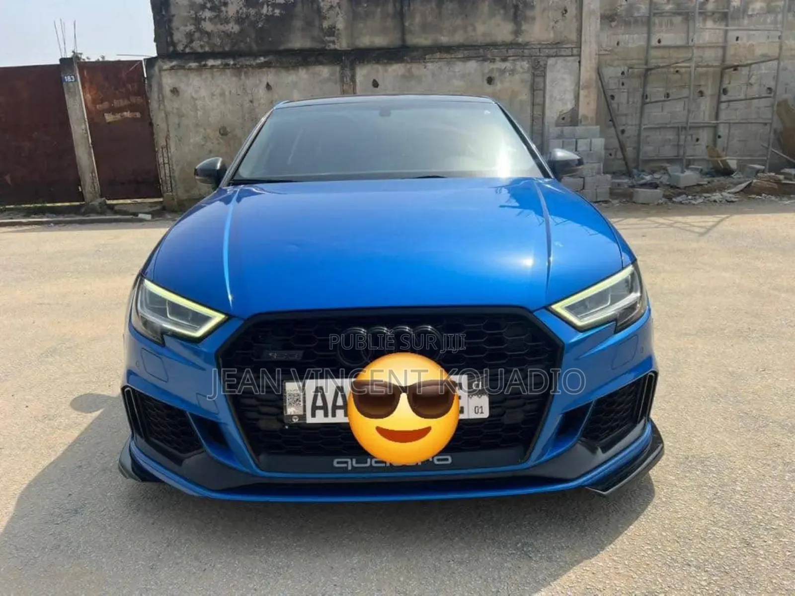 Audi RS 3 2022 Bleu