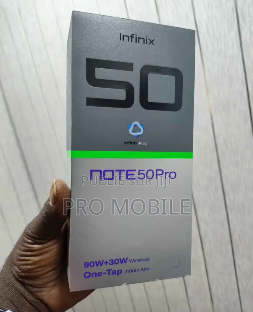 New Infinix Note 50 Pro 256 GB Black