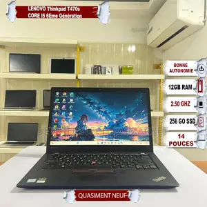 New Lenovo ThinkPad T470s 12GB Intel Core I5 SSD 256GB