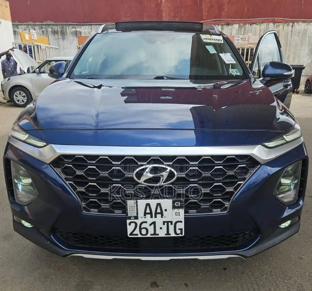 Hyundai Santa Fe Calligraphy 2021 Bleu