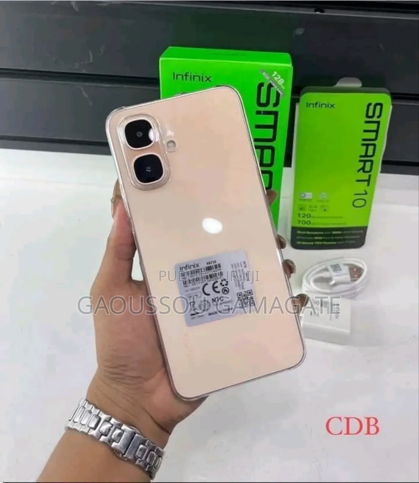 New Infinix Smart 10 128 GB Jaune