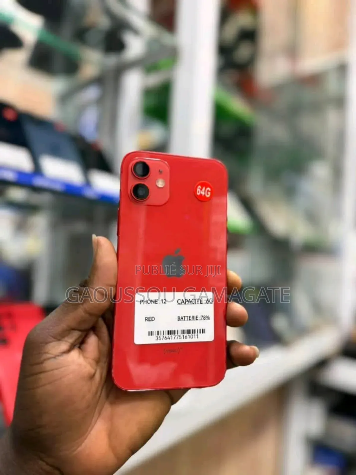 New Apple iPhone 12 64 GB Rouge