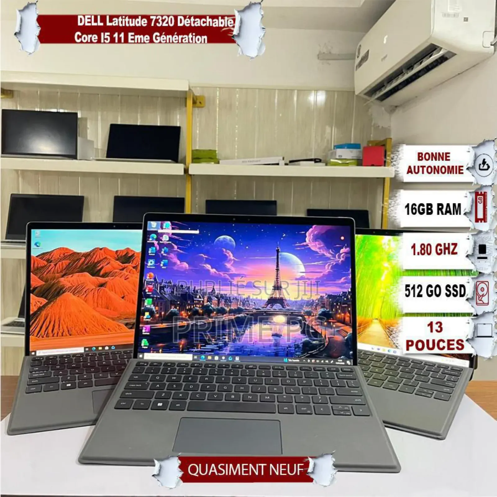 New Ordinateur Portable Dell Latitude 7320 16GB Intel Core I5 SSD 256GB