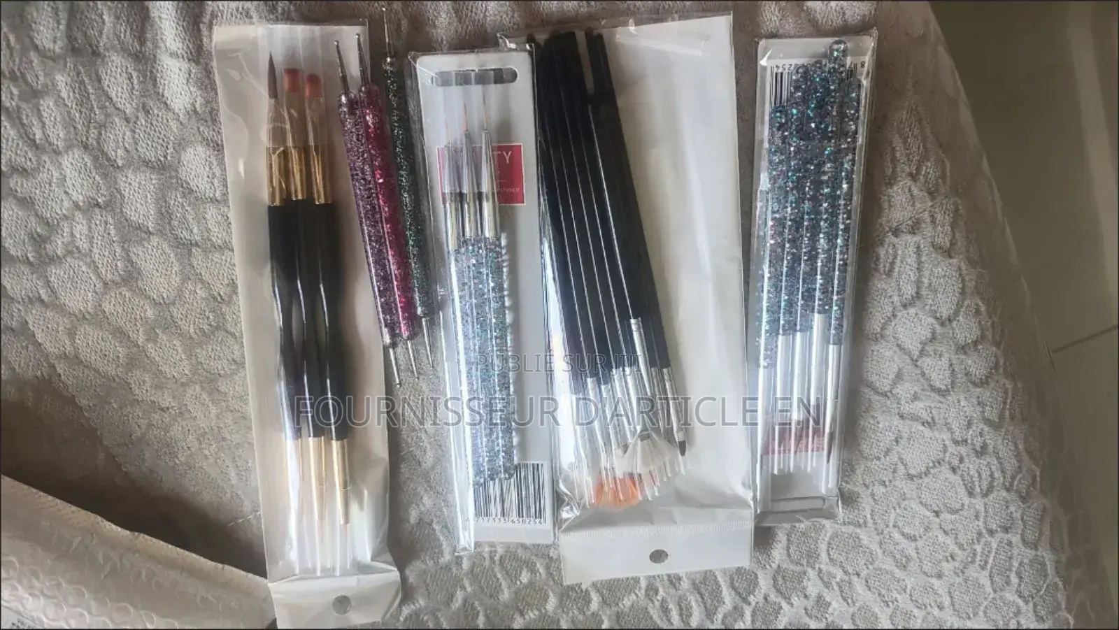 20pinceaux Pour Dessin Sur Ongles , Prix en Gros À Partir De 50 Pièces