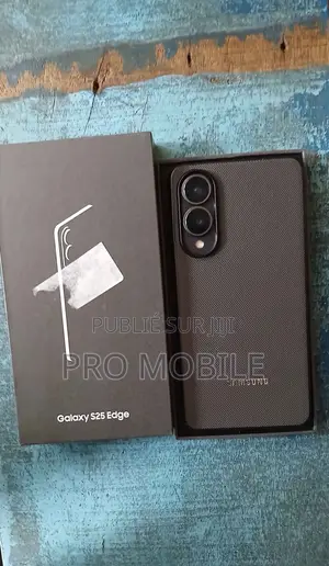 Neuf Samsung Galaxy S25 Edge 256 GB Noir