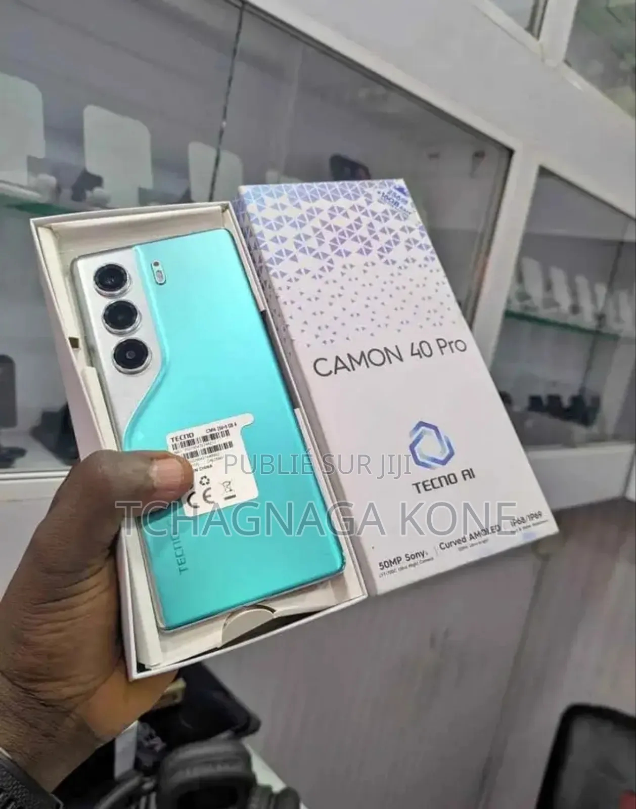 New Tecno Camon 40 Pro 128 GB Bleu