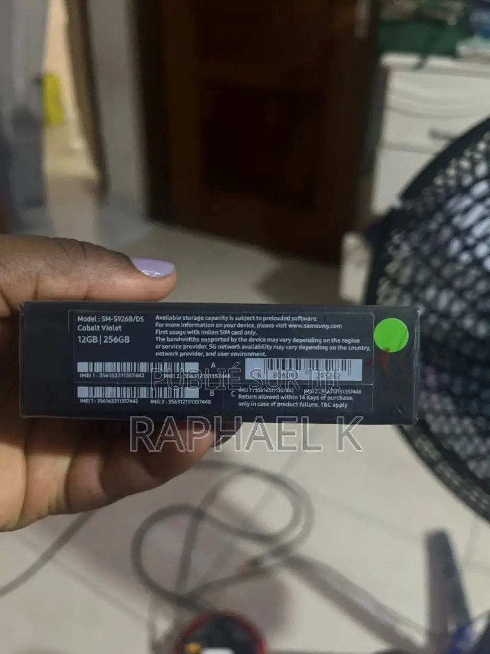 Neuf Samsung Galaxy S24 Plus 256 GB Violet