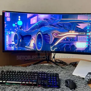 Écran Smart Gamers Incurvé Neuf Scellé Dans Carton Avec Clavier+ Souri