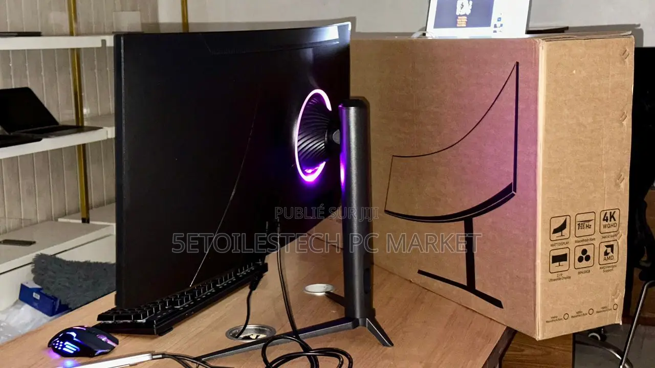 Écran Smart Gamers Incurvé Neuf Scellé Dans Carton Avec Clavier+ Souri