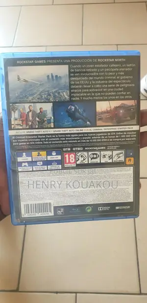 Cd De Jeux Ps4 Grand Theht Auto V