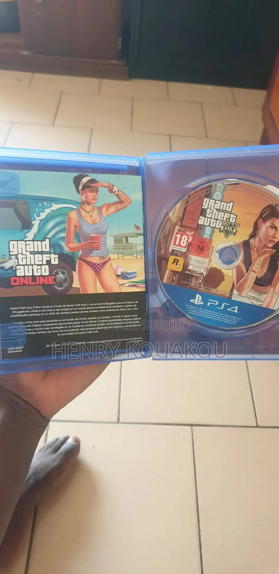 Cd De Jeux Ps4 Grand Theht Auto V