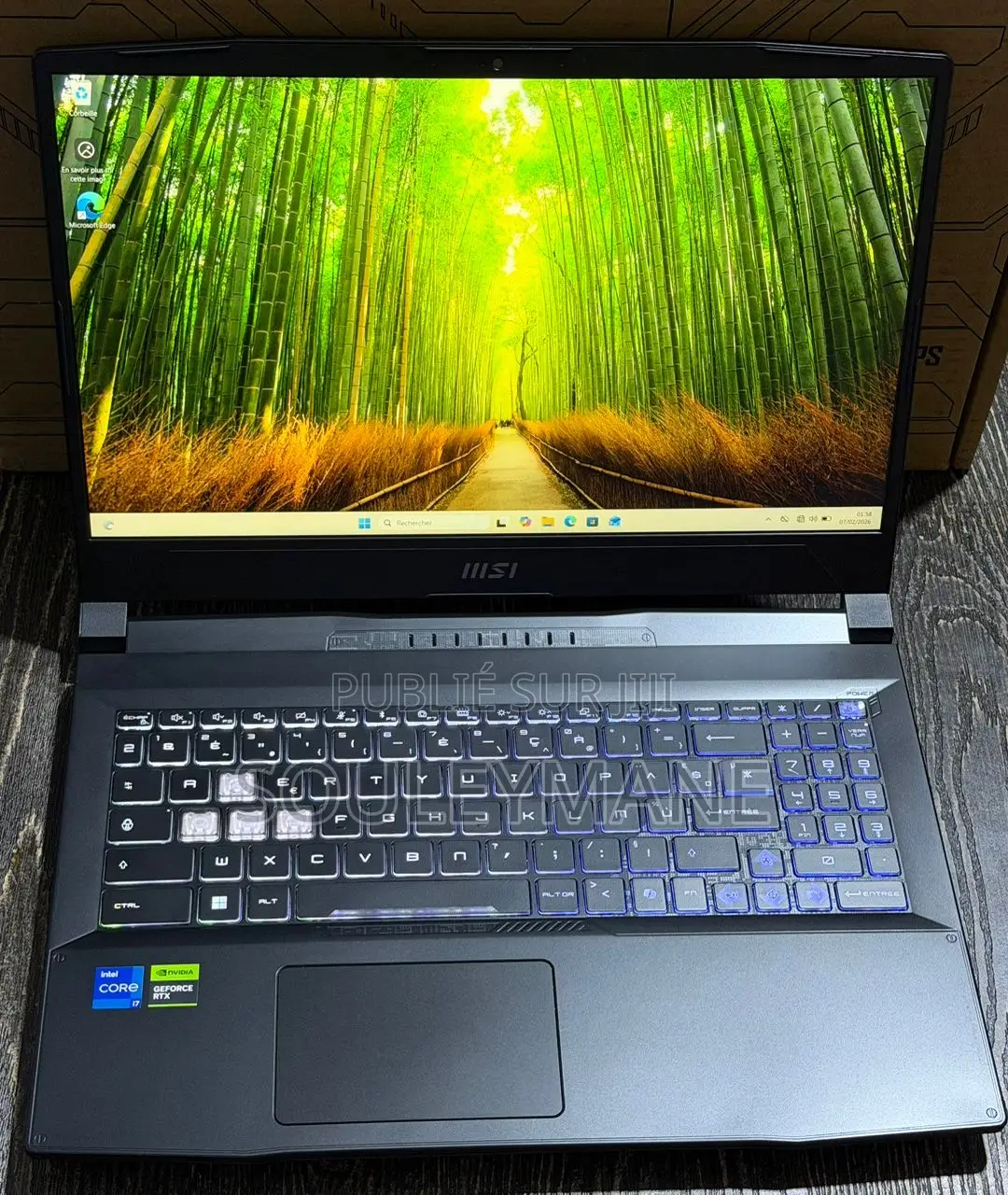 New Ordinateur Portable MSI Katana 15 16GB Intel Core I7 SSD 512GB