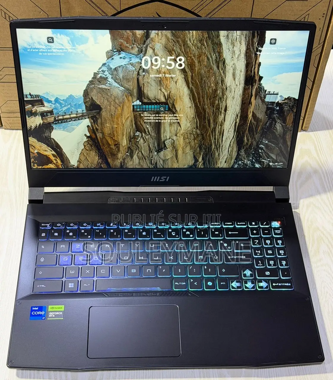 New Ordinateur Portable MSI Katana 15 16GB Intel Core I7 SSD 512GB