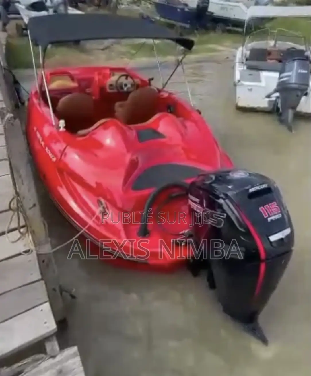 Bateau en Polyester Moteur Mercury 115cv