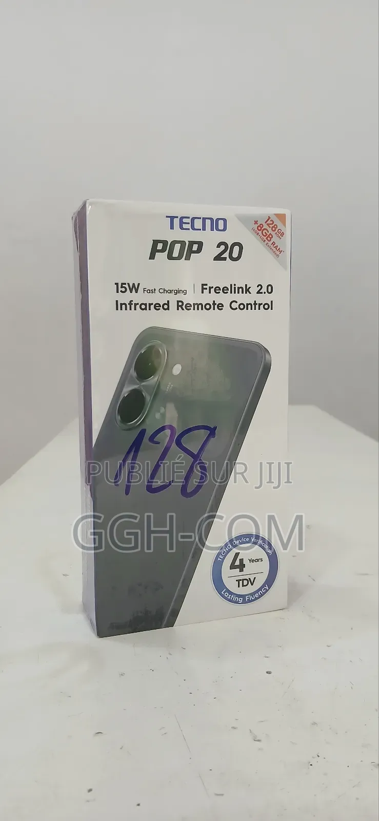 Neuf Tecno Pop 10 128 GB Noir