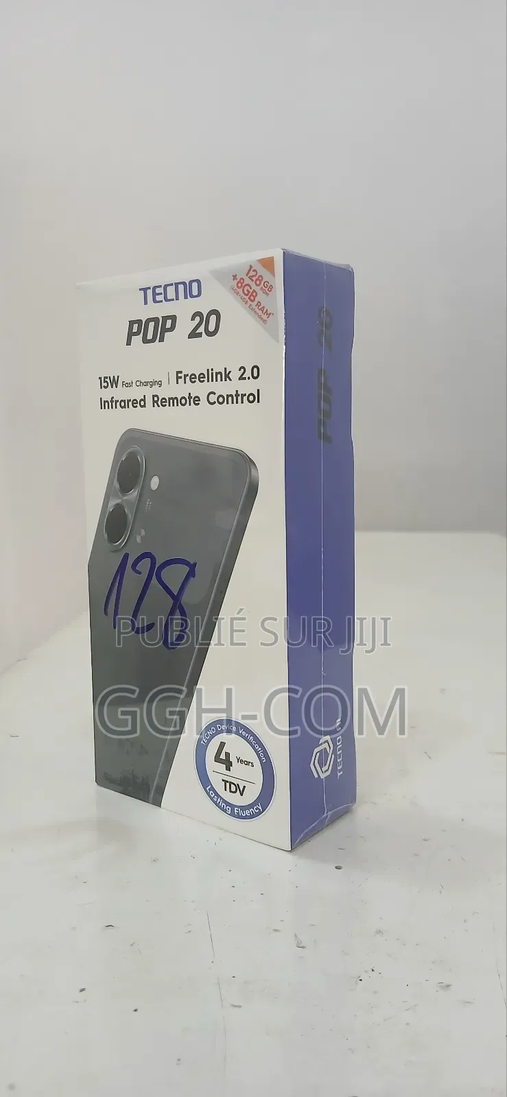 Neuf Tecno Pop 10 128 GB Noir