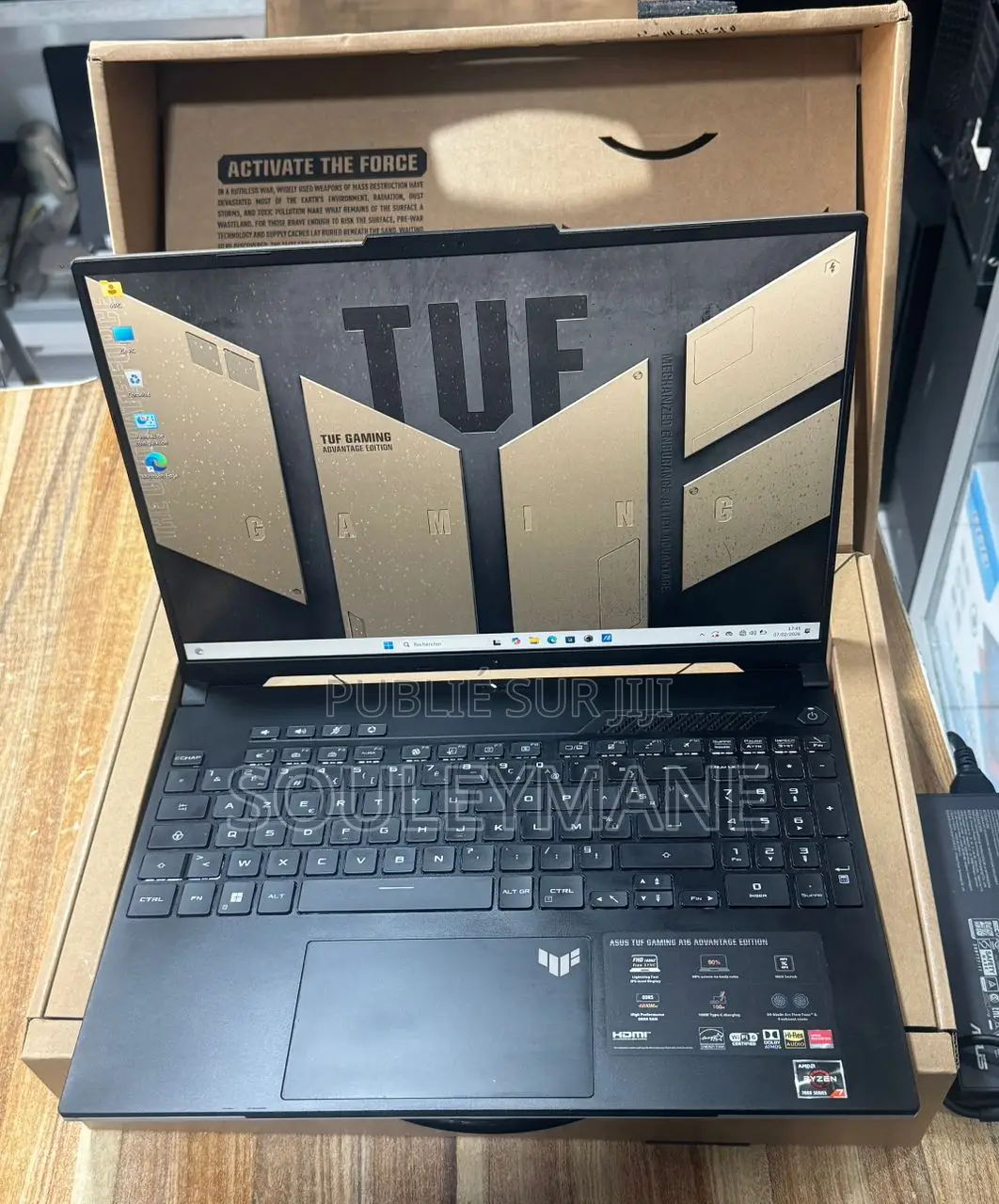 Ordinateur Portable Asus TUF Gaming A16 16GB AMD Ryzen 7 SSD 512GB