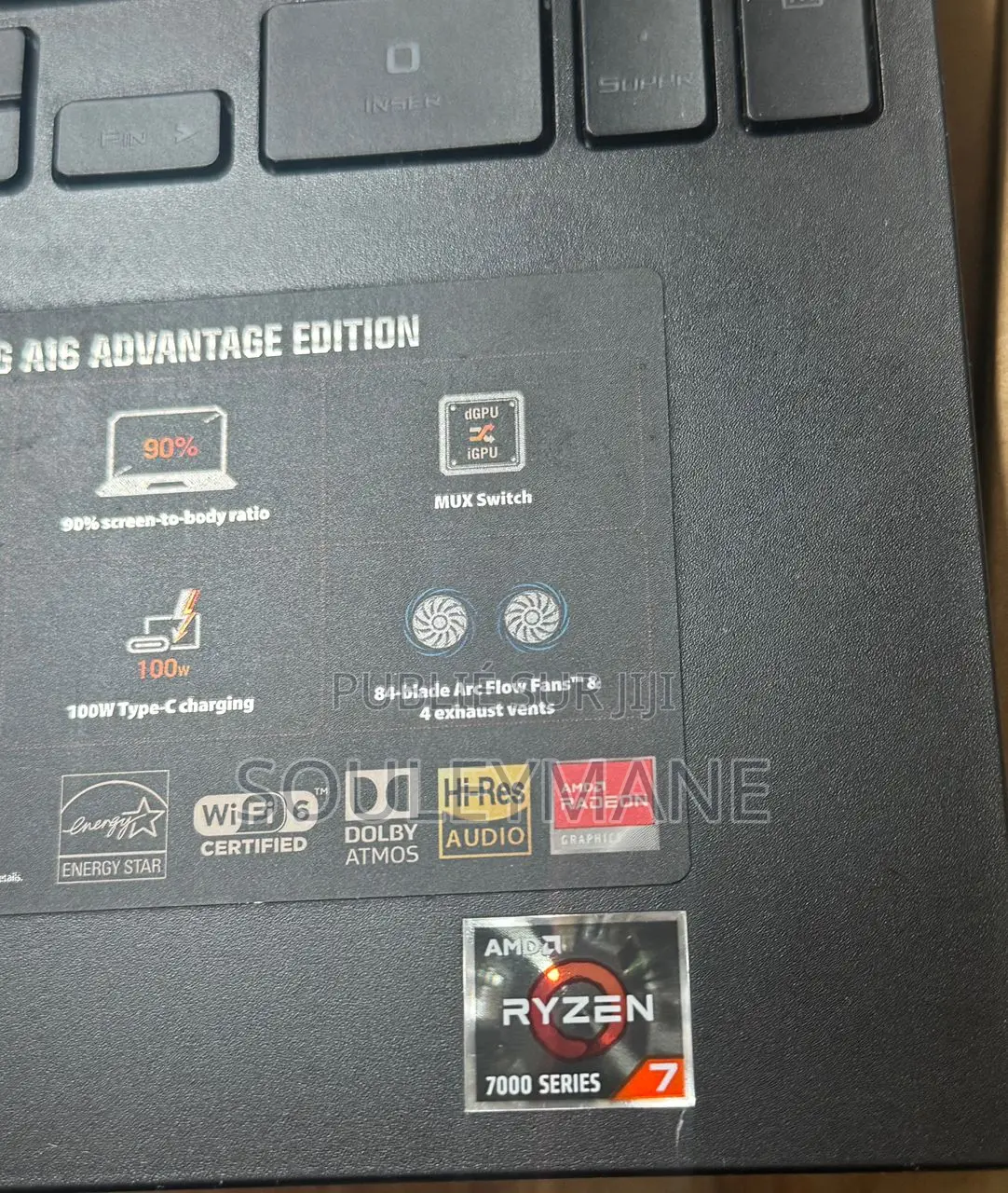 Ordinateur Portable Asus TUF Gaming A16 16GB AMD Ryzen 7 SSD 512GB