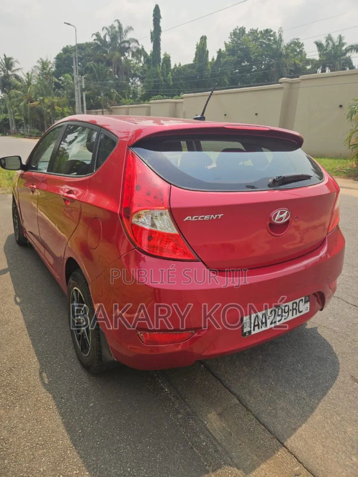 Hyundai Accent 2017 Rouge