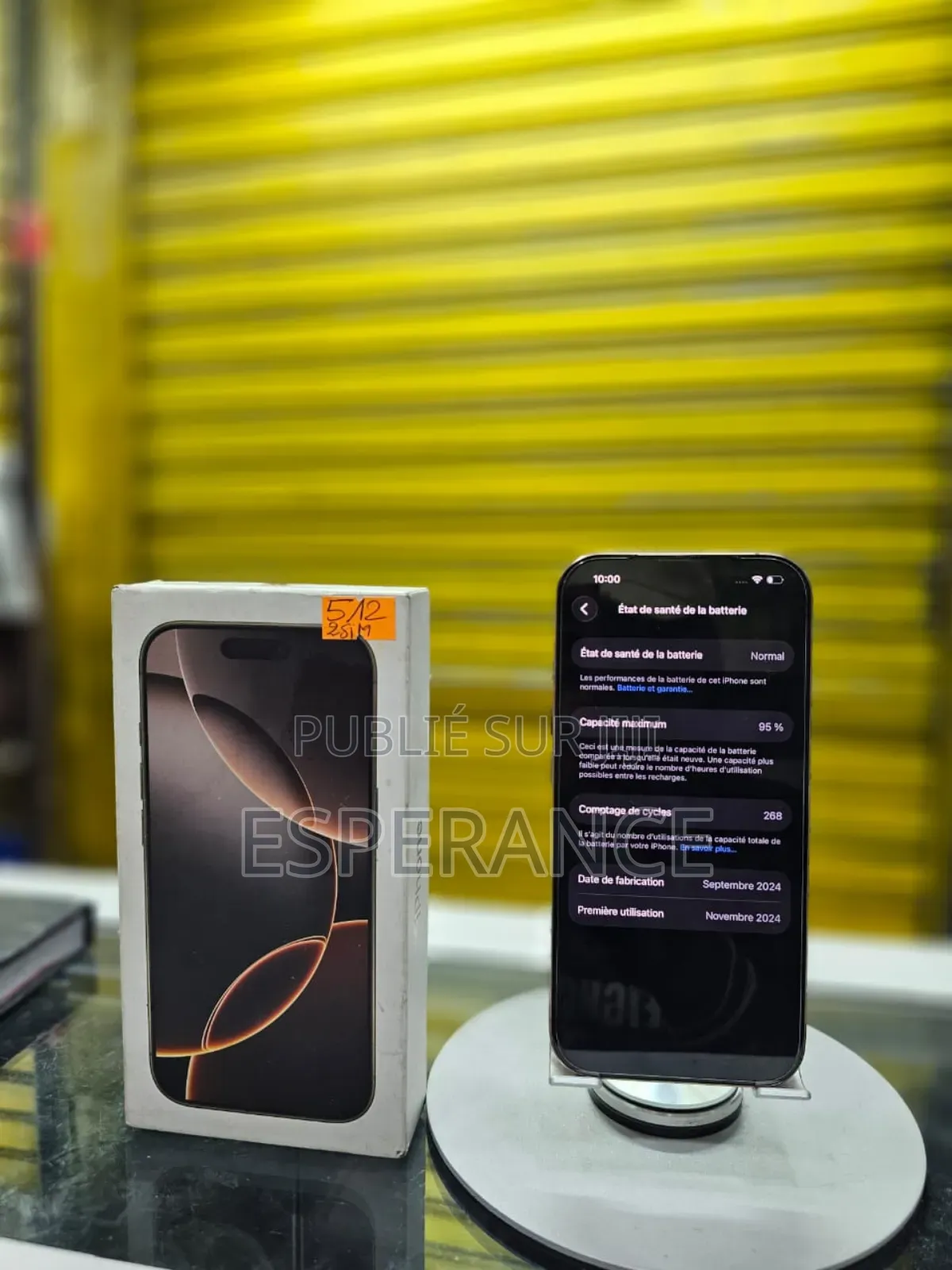 Apple iPhone 16 Pro 512 GB Doré