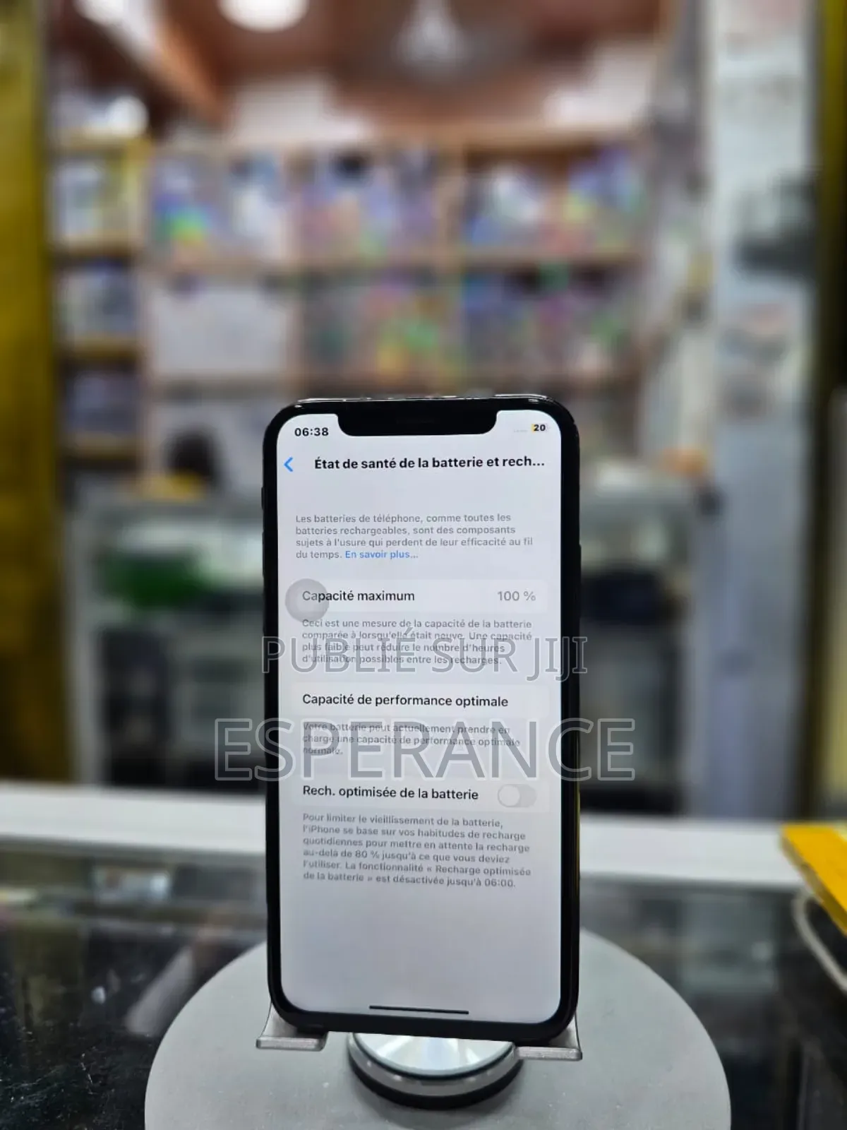 Apple iPhone X 64 GB Noir