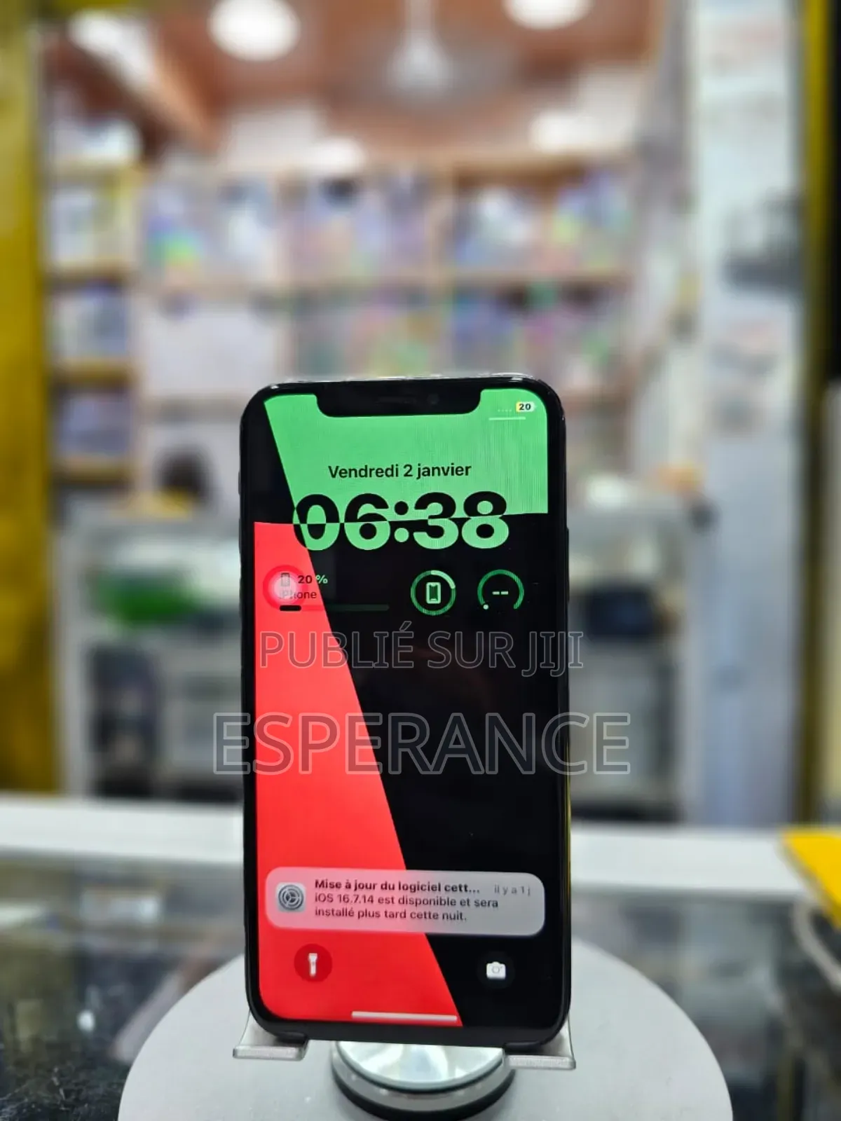 Apple iPhone X 64 GB Noir