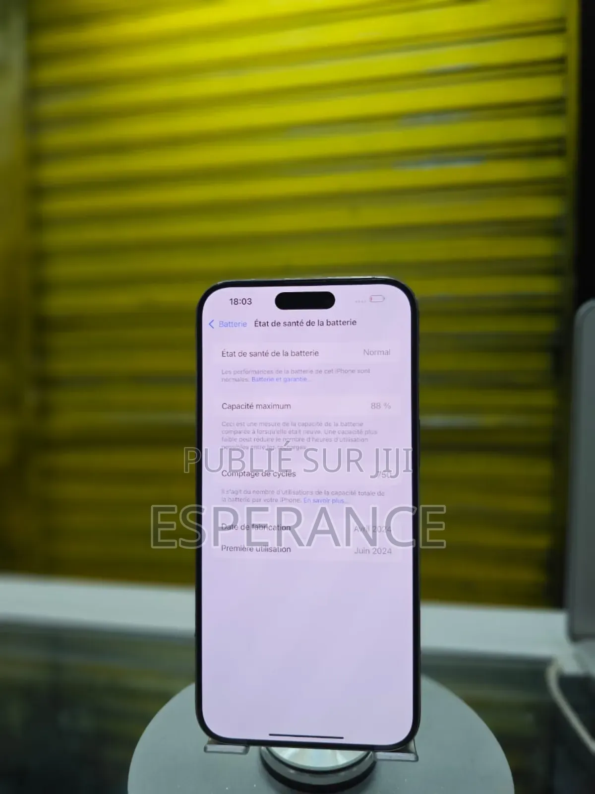 Apple iPhone 15 Pro Max 256 GB Doré