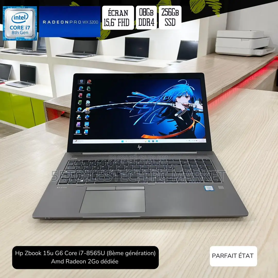 Neuf Ordinateur Portable HP ZBook 14u G6 8GB Intel Core I7 SSD 256GB