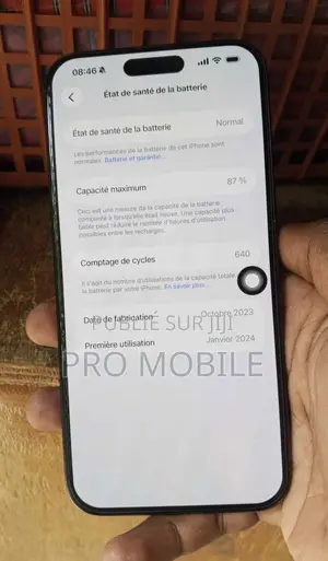 Apple iPhone 14 Pro Max 512 GB Noir