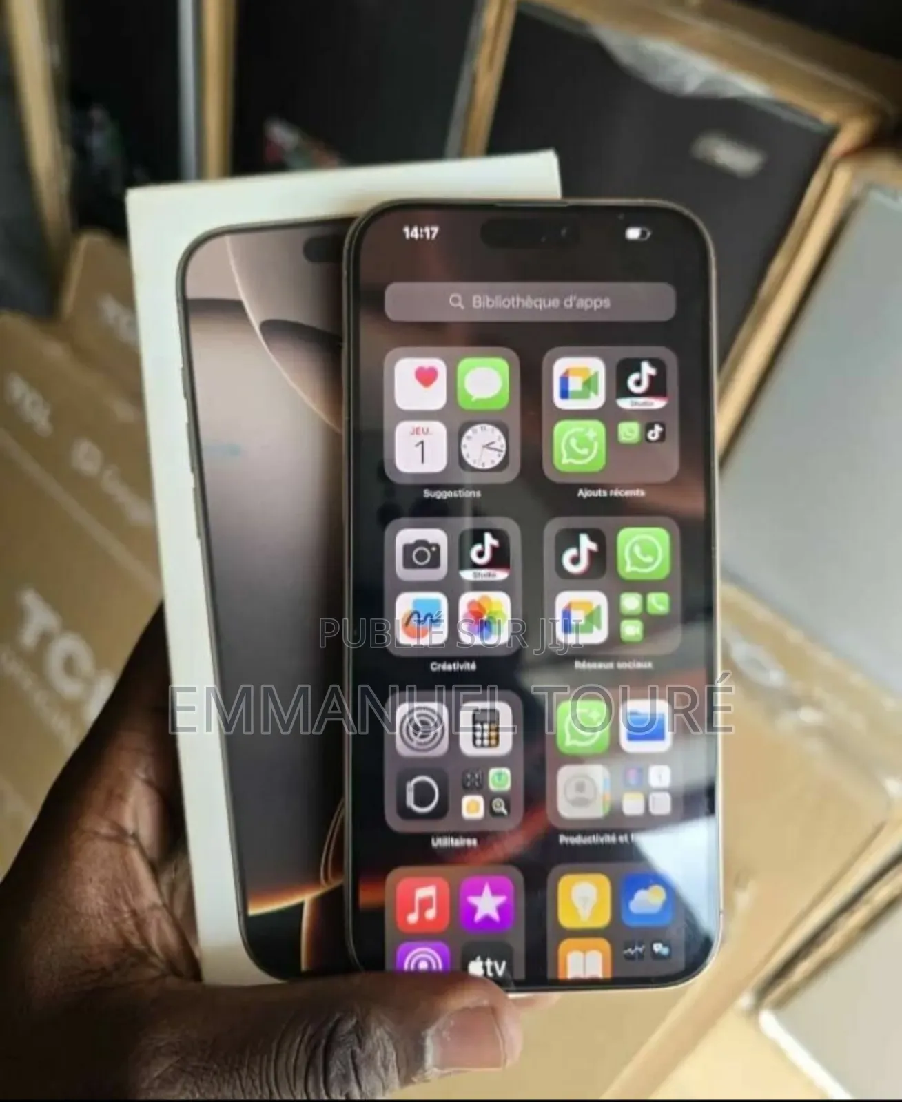 Neuf Apple iPhone 15 512 GB Noir