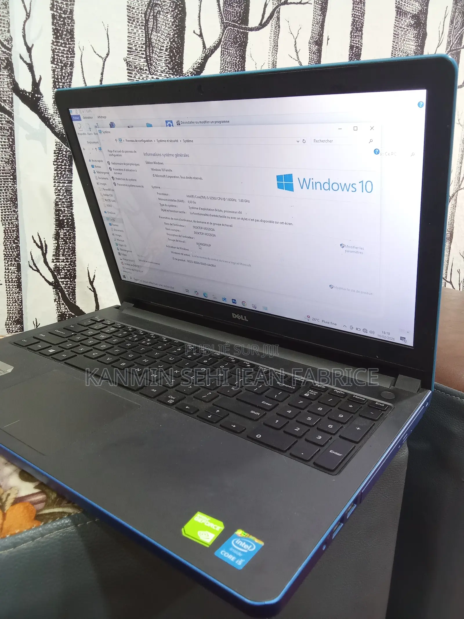 Ordinateur Portable Dell Inspiron 15 5000 4GB Intel Core I5 HDD 500GB