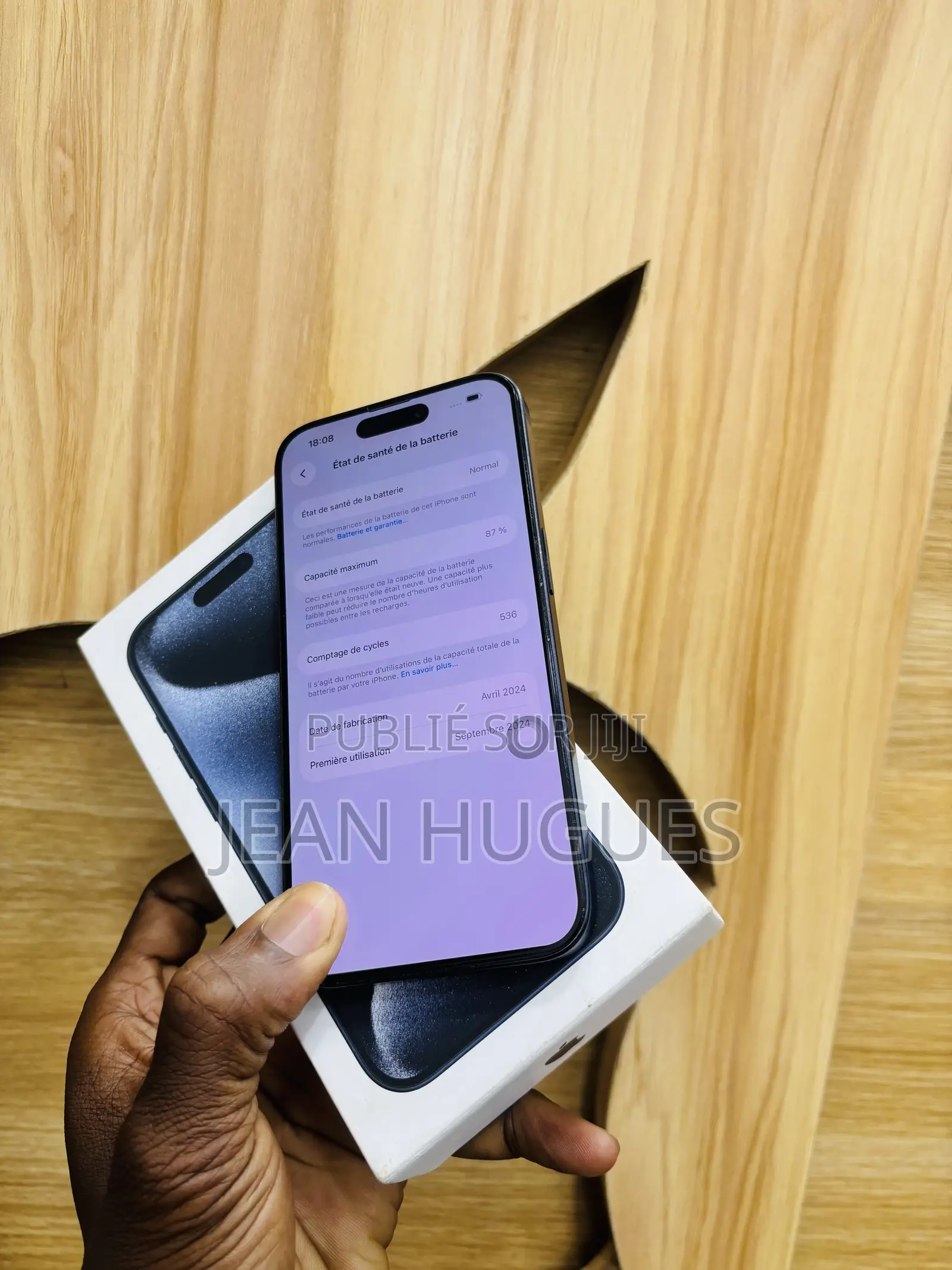 Apple iPhone 15 Pro 128 GB Bleu