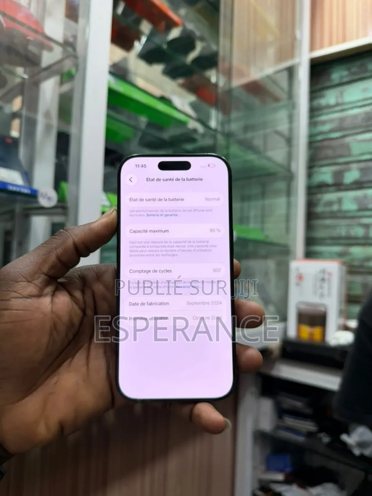 Apple iPhone 16 Pro 128 GB Noir