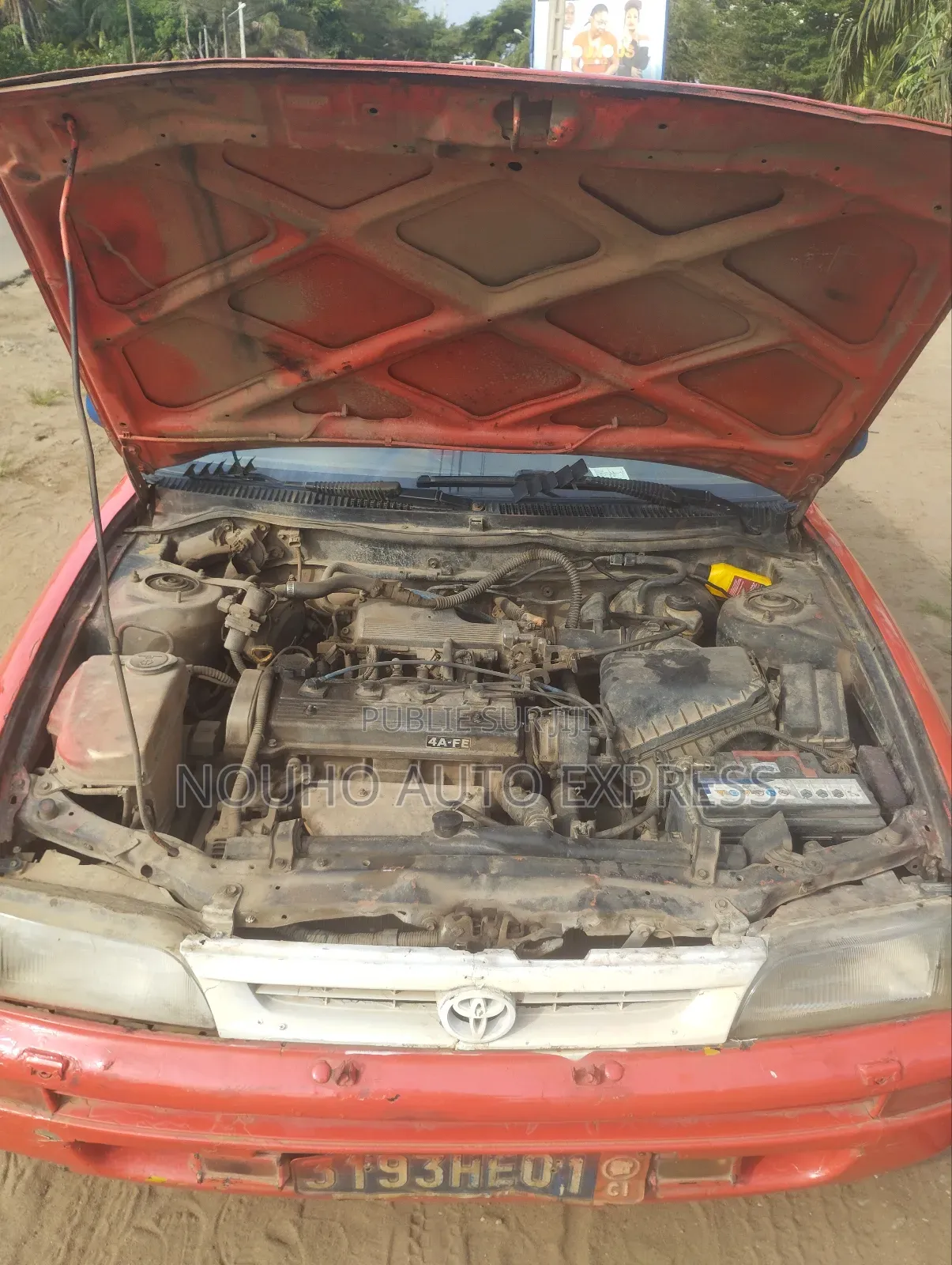 Toyota Corolla 2002 Orange