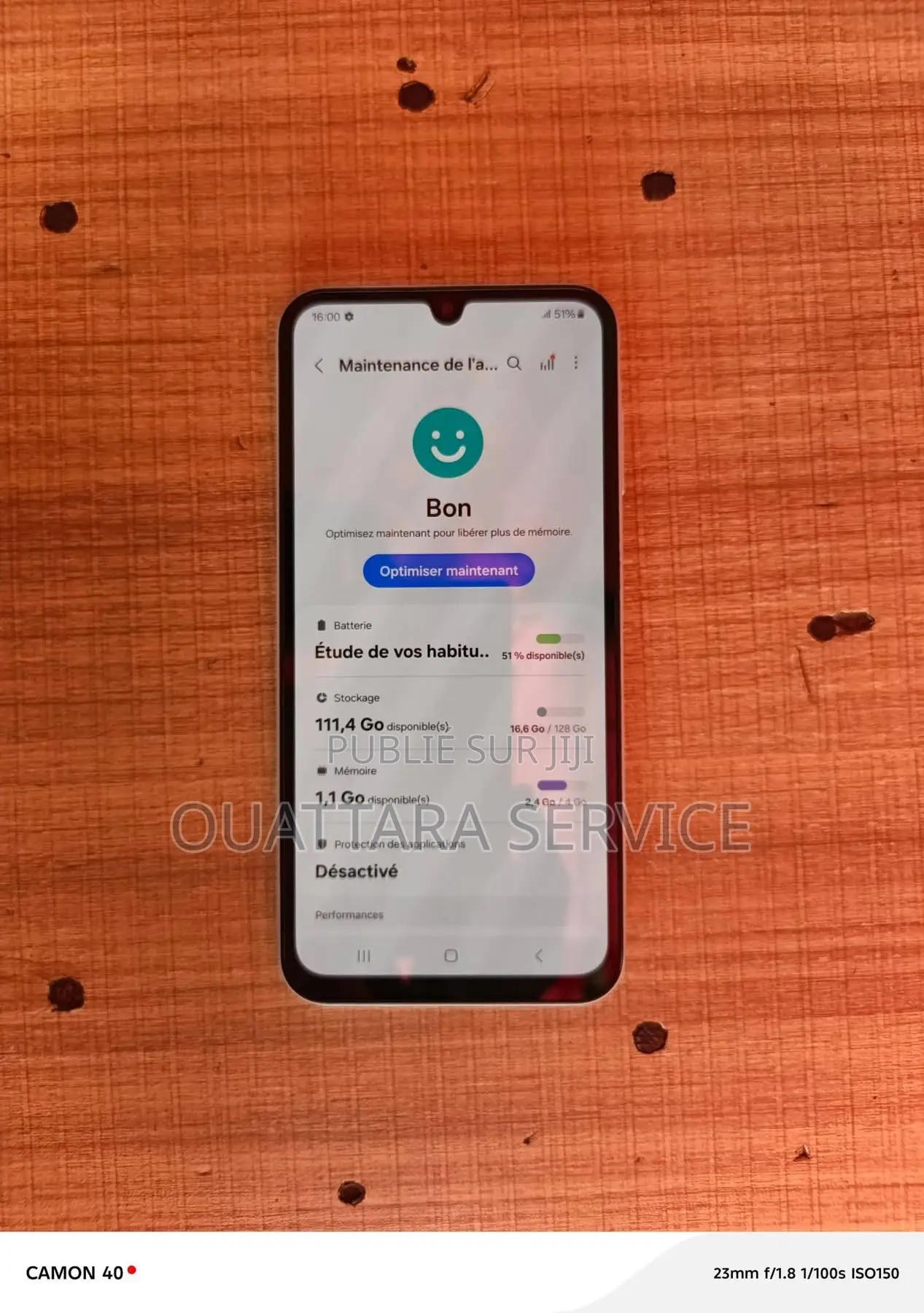 Samsung Galaxy A15 128 GB Blanc