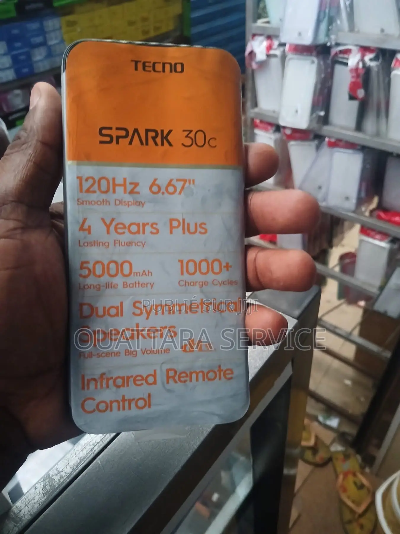 Nouveau Tecno Spark 30C 128 GB Noir