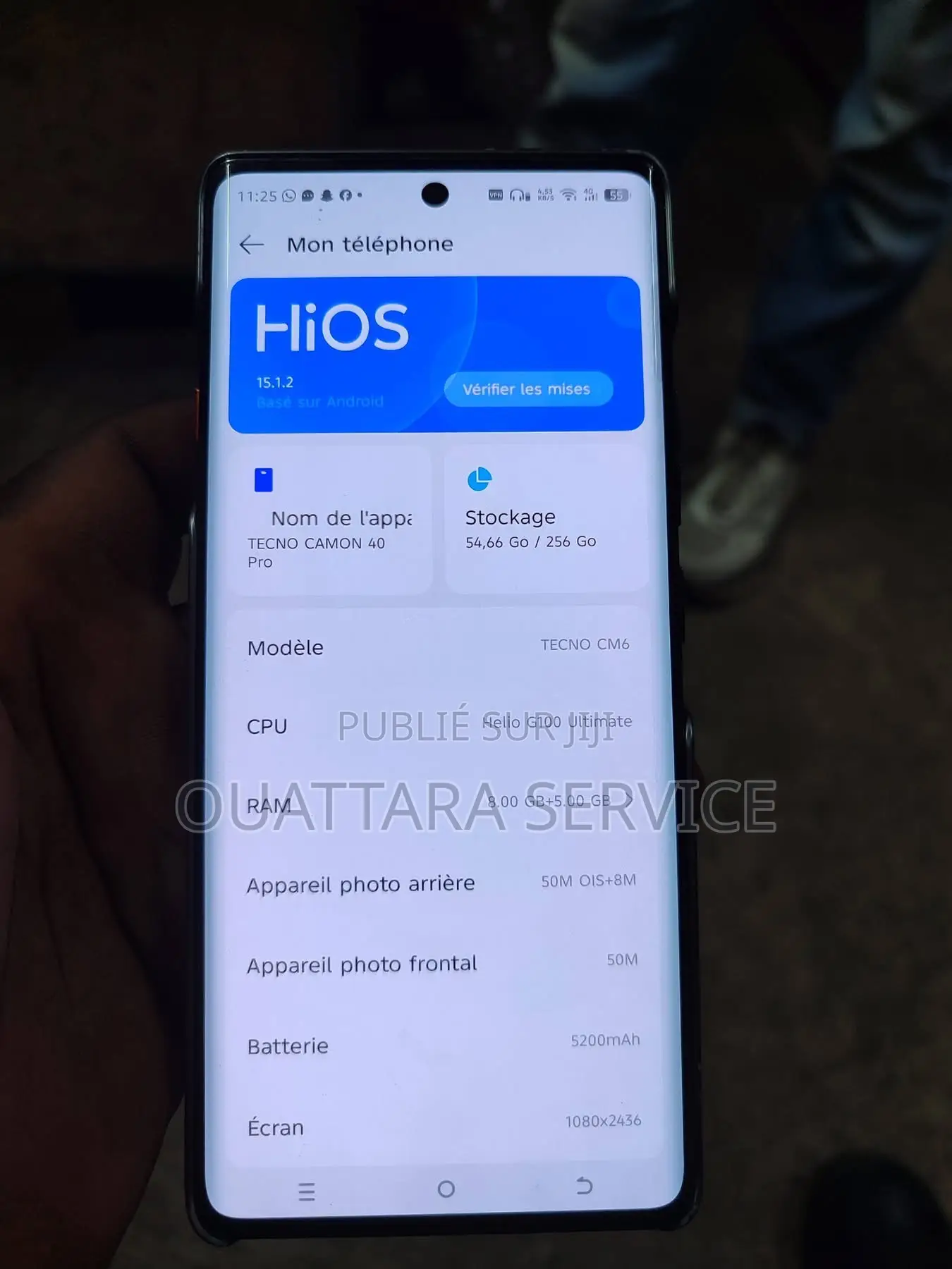 Nouveau Tecno Camon 40 Pro 4G 256 GB Gris