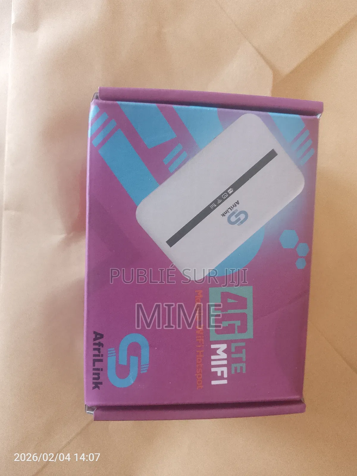 Pocket Wifi 4g Lte Afrilink –Universelle (Mtn, Orange, Moov) –150 Mbps