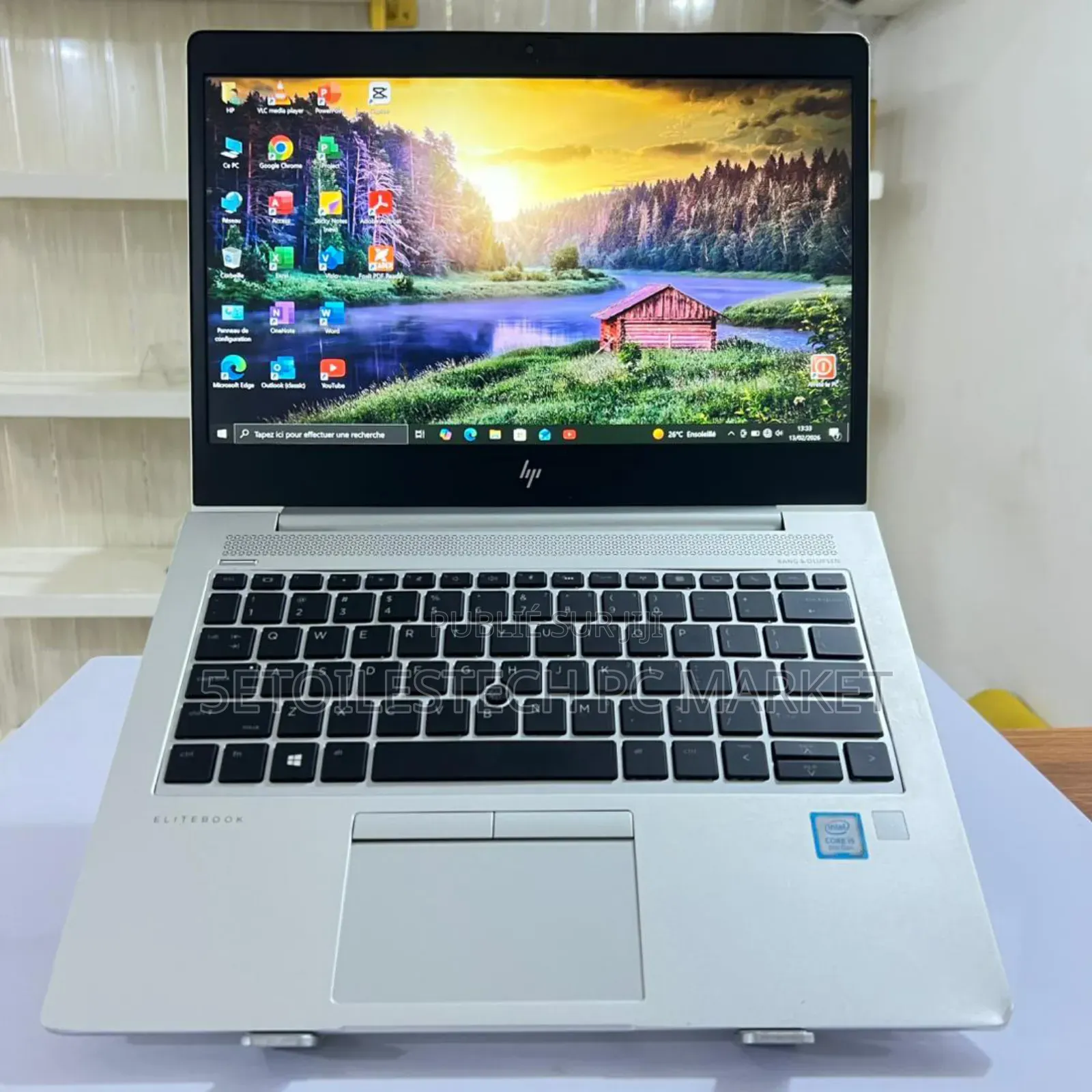 Ordinateur Portable HP EliteBook 830 G5 16GB Intel Core I5 SSD 256GB